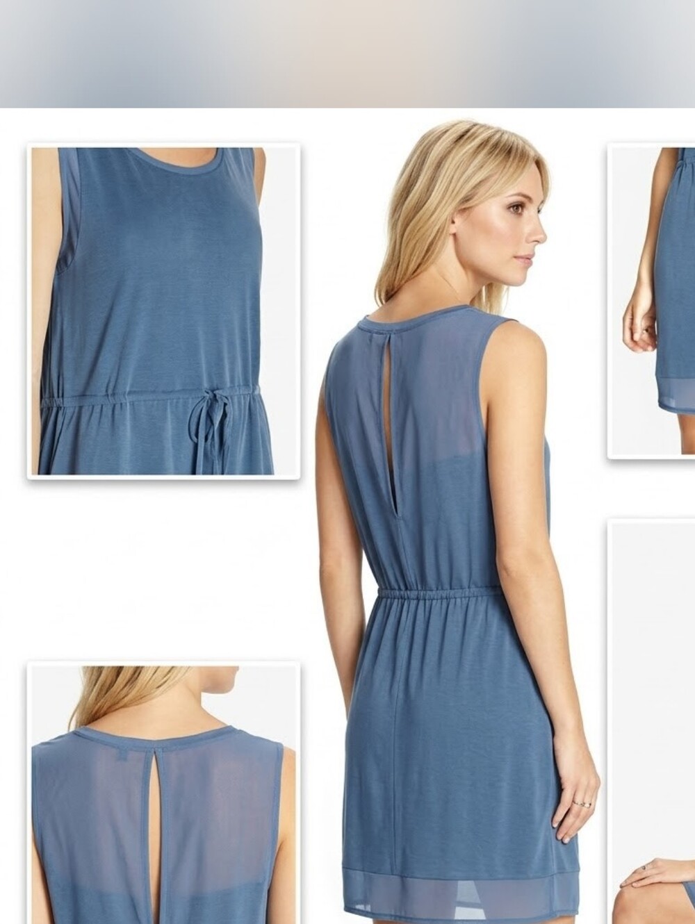 Forever 21 Blue Modal Dress. Size L